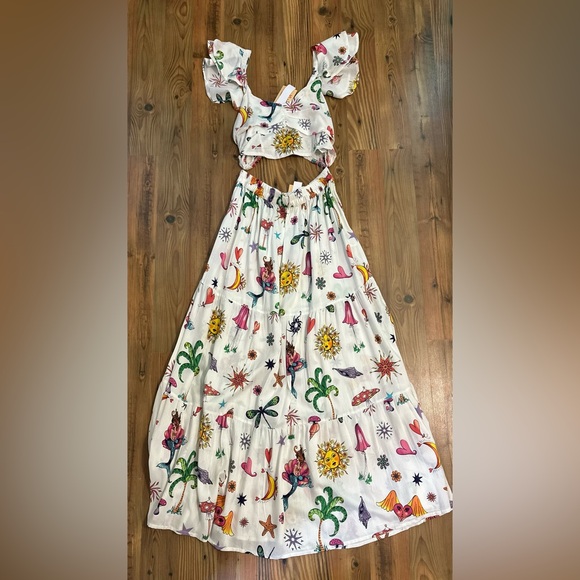girl soul Dresses & Skirts - 🆕 2PC WOMEN'S GIRL SOUL CROP TOP & TIERED SKIRT SET